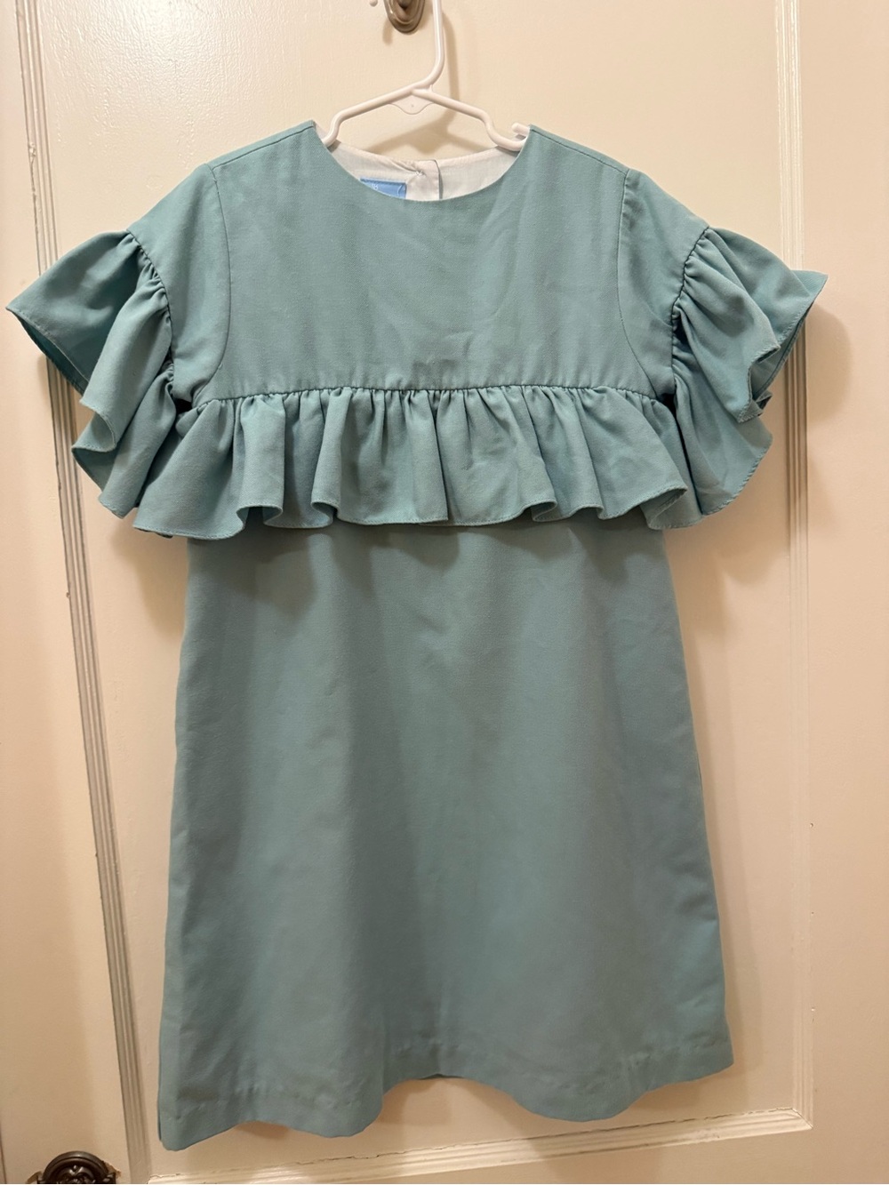 Girls' Botique Bella Bliss Ruffle Swing Dress - Mint Green